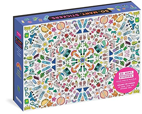 So Many Stickers. 1,000-Piece Puzzle